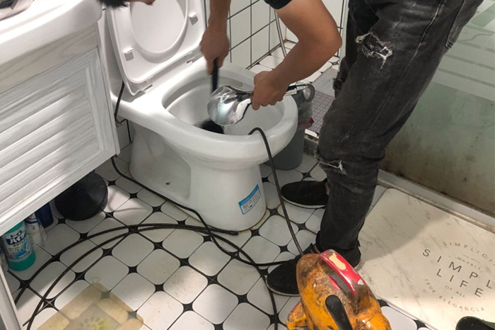 岗巴疏通下水道